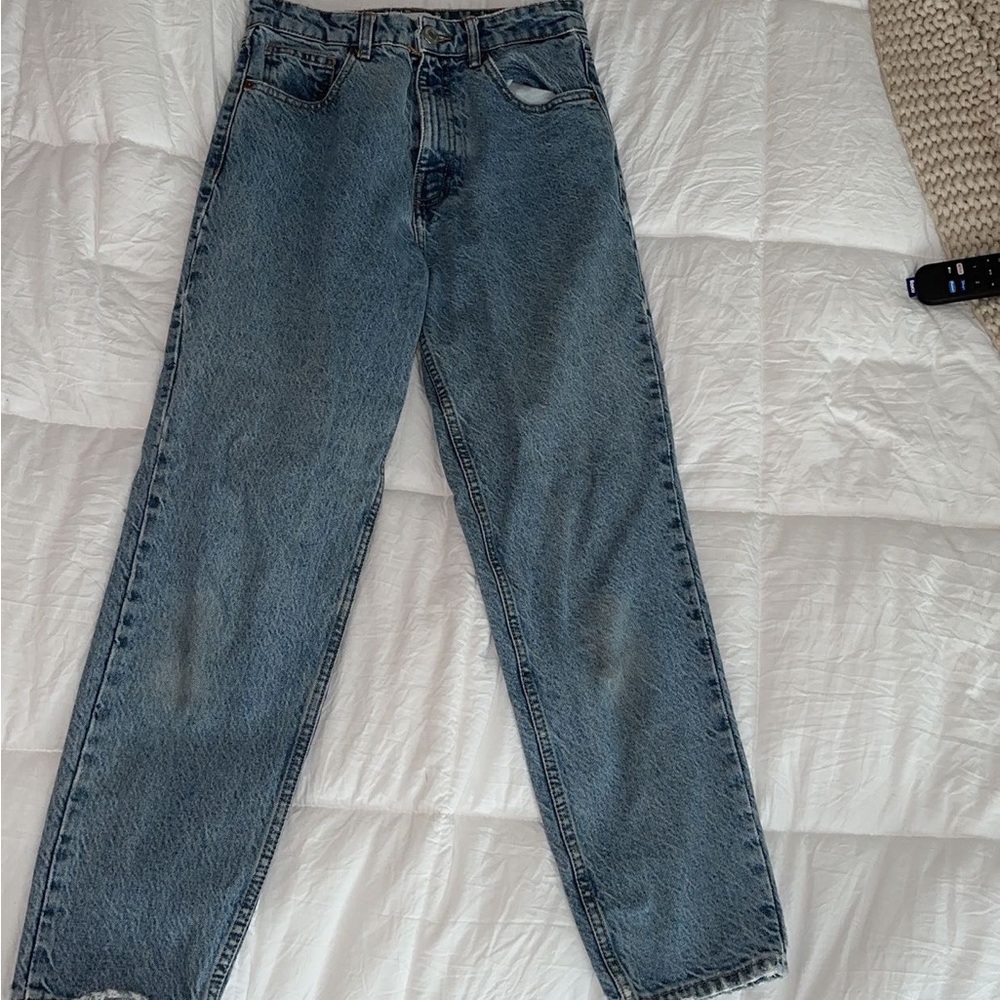 ZARA boyfriend high rise jeans 👖